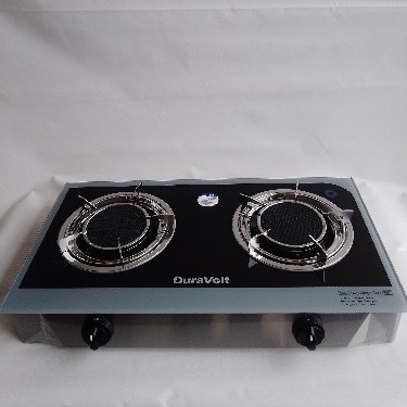 Glass Top Gas Cooker - Dgc-2bg Infrared