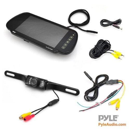Pyle Backup Car Camera & Rear View Mirror Monitor Screen System