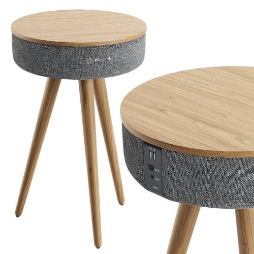 Portable Bluetooth Coffee Table Speaker - sense Light - With Wireless Charging