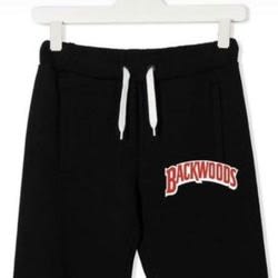 Backwoods Printed Casual Joggers Black