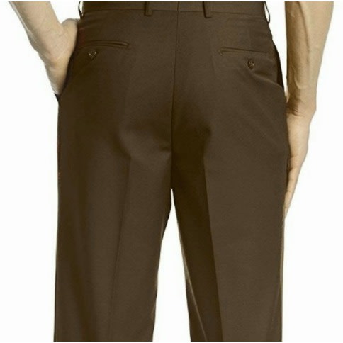 Men's Quality Suit Trouser  - Deep Brown