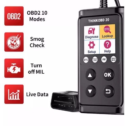 Thinkobd 20 Obd2 Scanner Obdii Car 2 Code Reader Check Engine Read Error Automotive