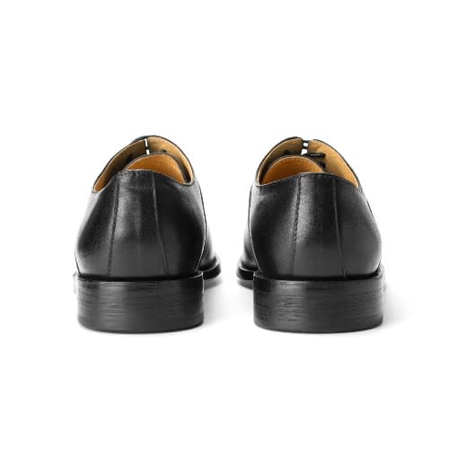 Men's Official Italian Calf Leather Oxford Shoe - Black