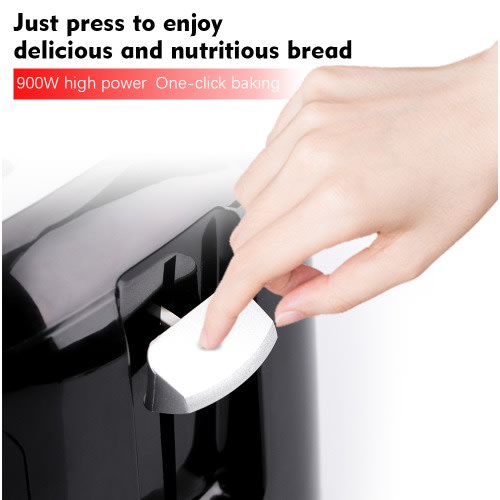 2 Slice Auto Popup Electric Toaster With Pullout Crumb Tray - 1000W