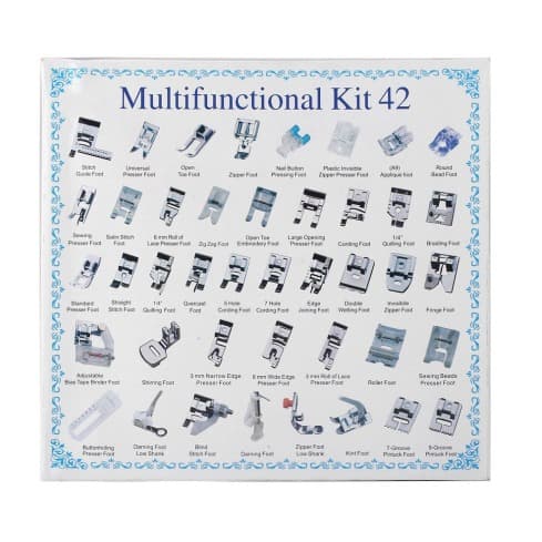 42 Set Multifunctional  Sewing Machine Presser Foot/feet  Kit Set