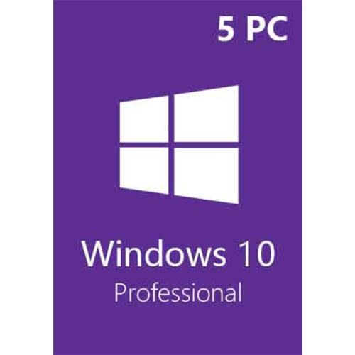 Microsoft Windows 10 Professional-5 Pc Lifetime License