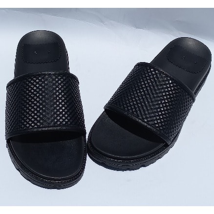Mens Casual Slide -Black