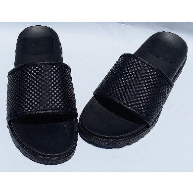 Mens Casual Slide -Black
