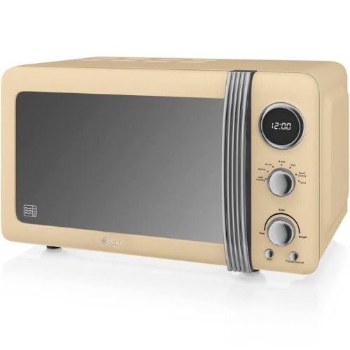 Retro Microwave  - 20L - 800W - Cream