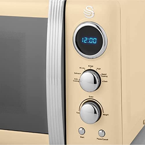 Retro Microwave  - 20L - 800W - Cream