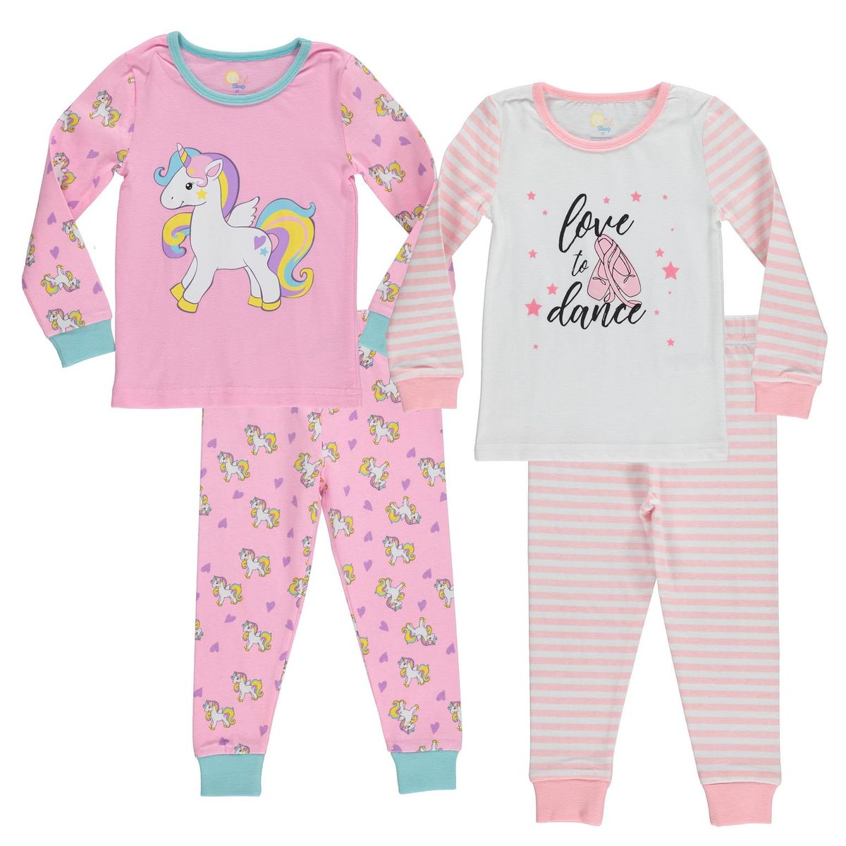 Unicorn Dance Girls Slim Fit Pyjamas Sleepwear By SolSleep
