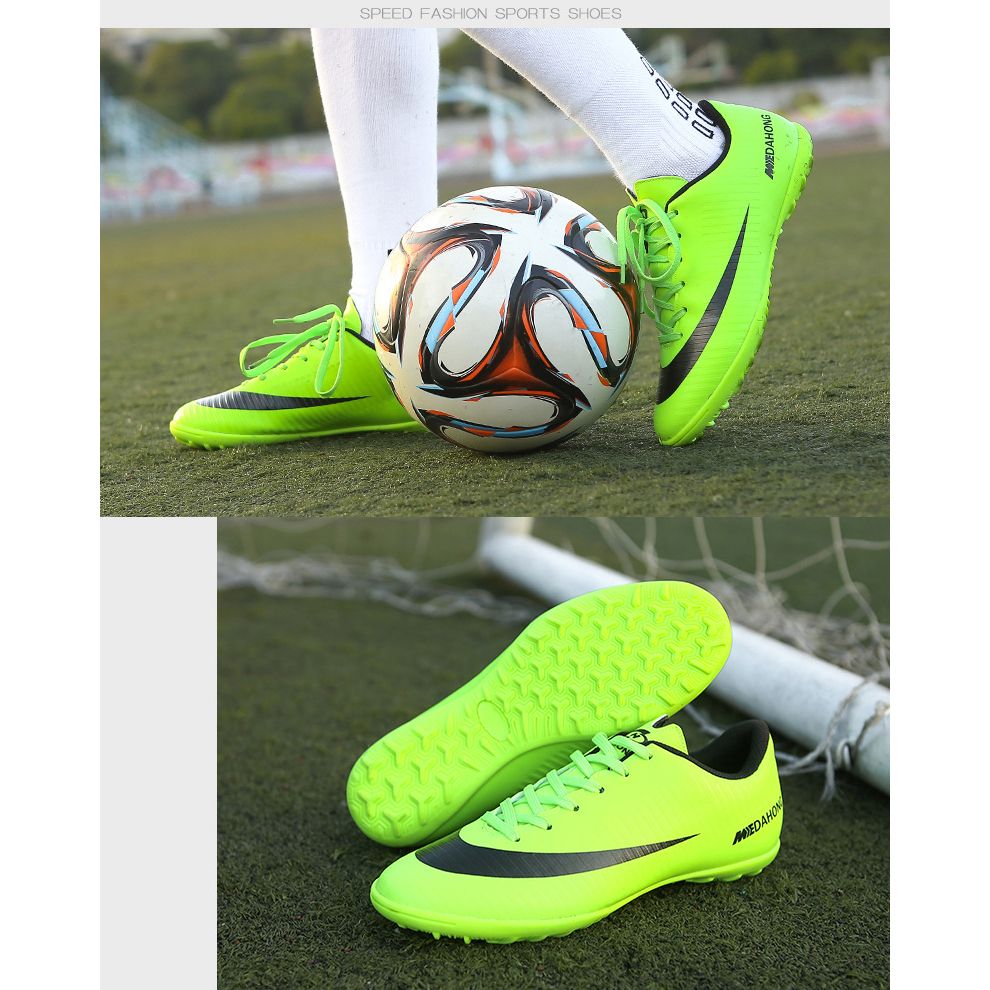 SPORT Men Football Training Boots-Green