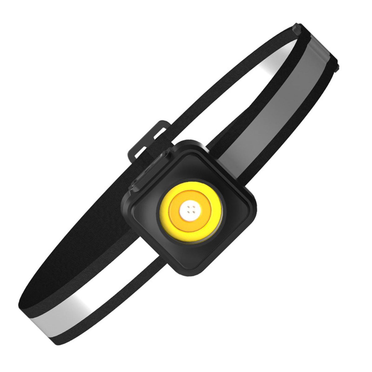 Floodlight Flashlight Head Band Lamp  For Emergency Black