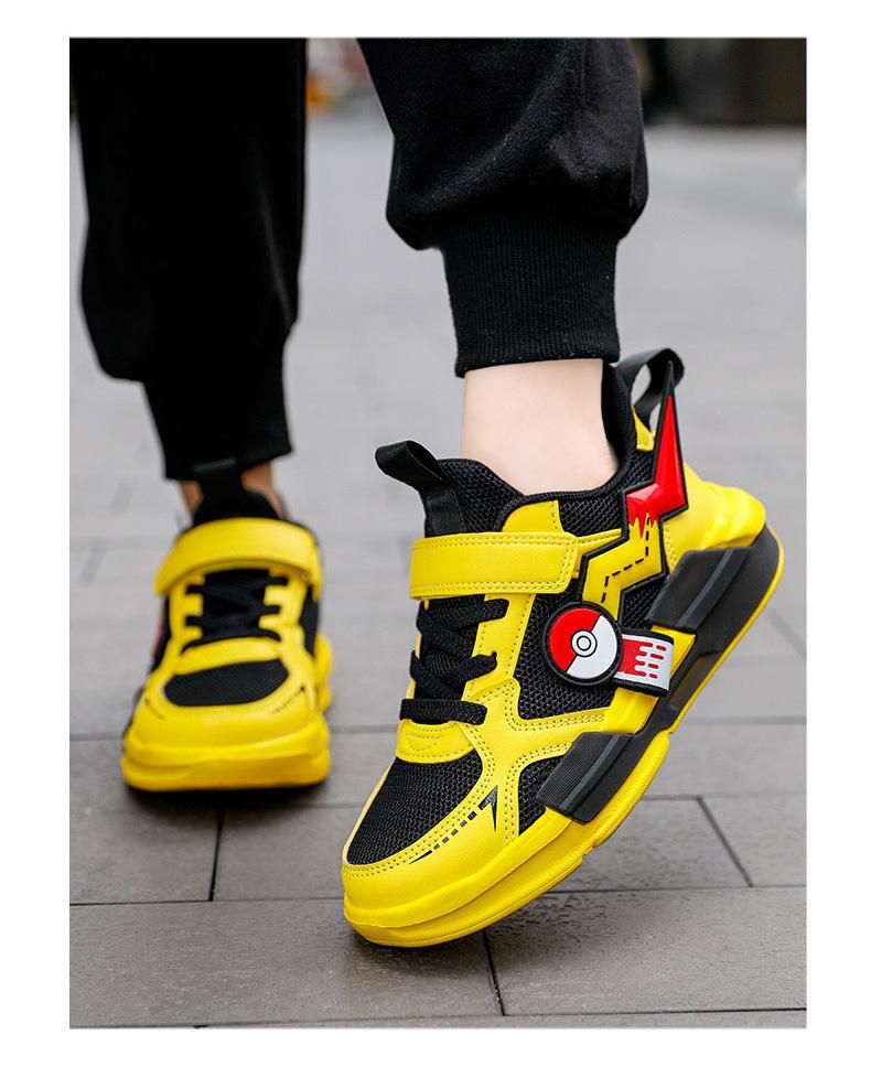 Boys Sneakers Mesh Sneakers Yellow