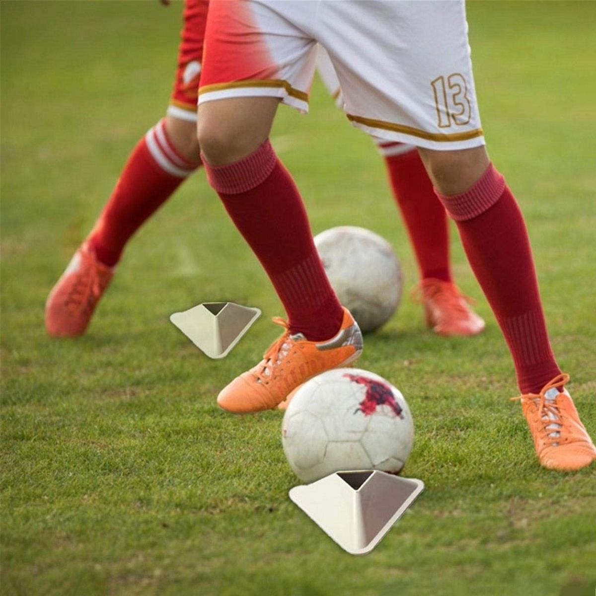 10 Pcs Training Marker Cones Set, Soccer Disc Cones Sports