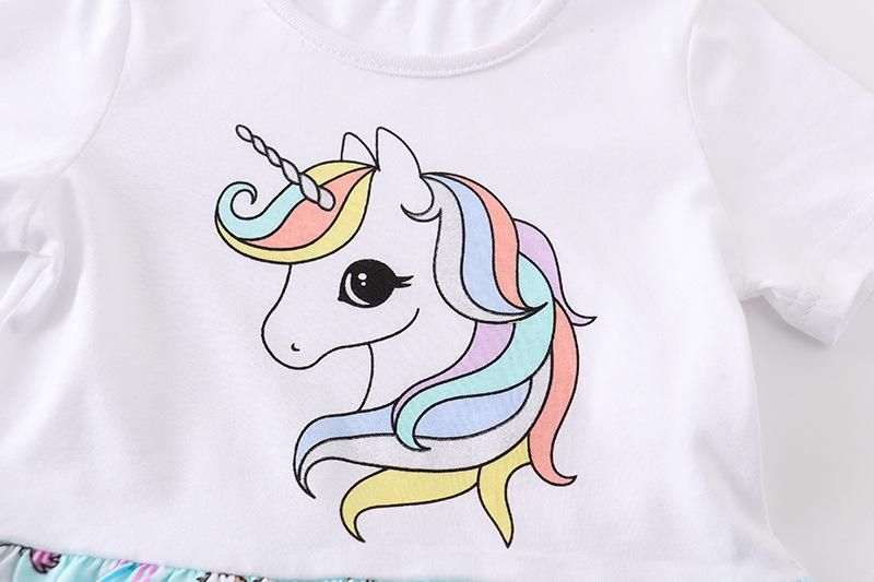 Summer Women's Children Shirt New Children's Clothing Children Shirt Princess Dress Europe
