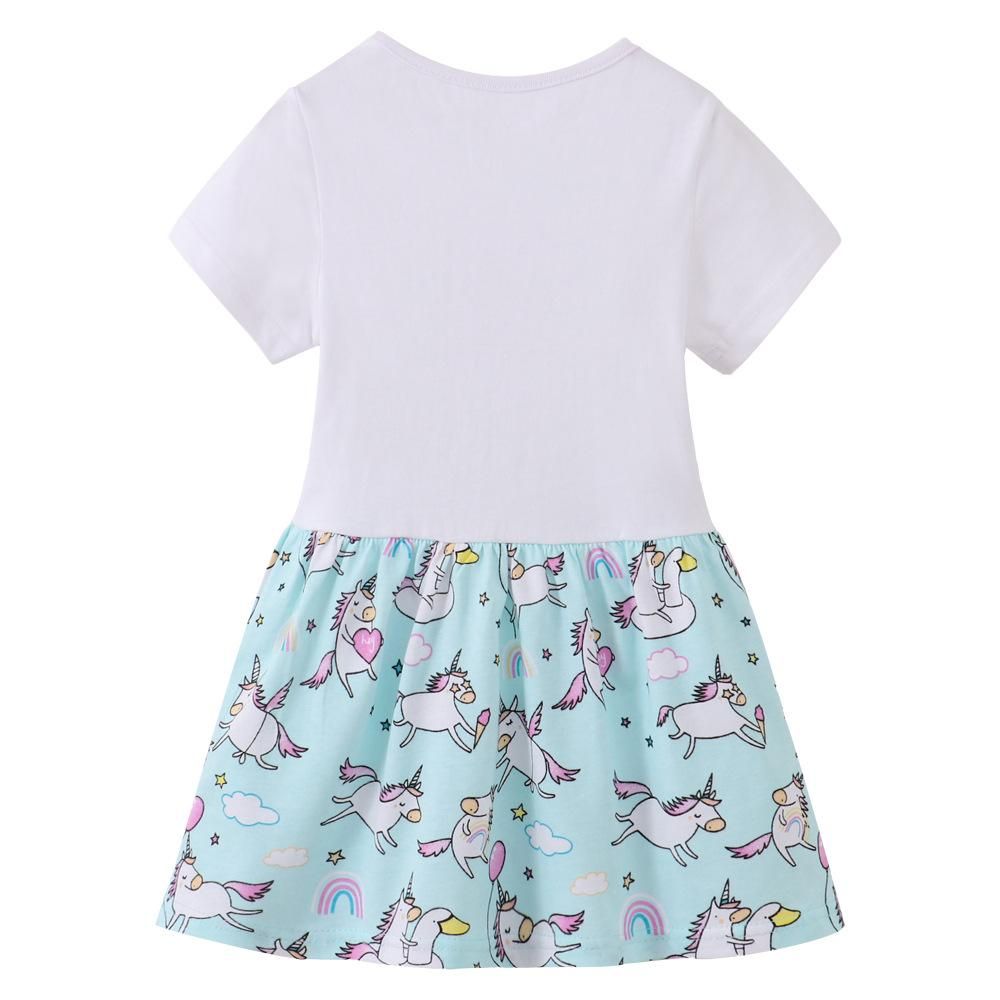 Summer Women's Children Shirt New Children's Clothing Children Shirt Princess Dress Europe