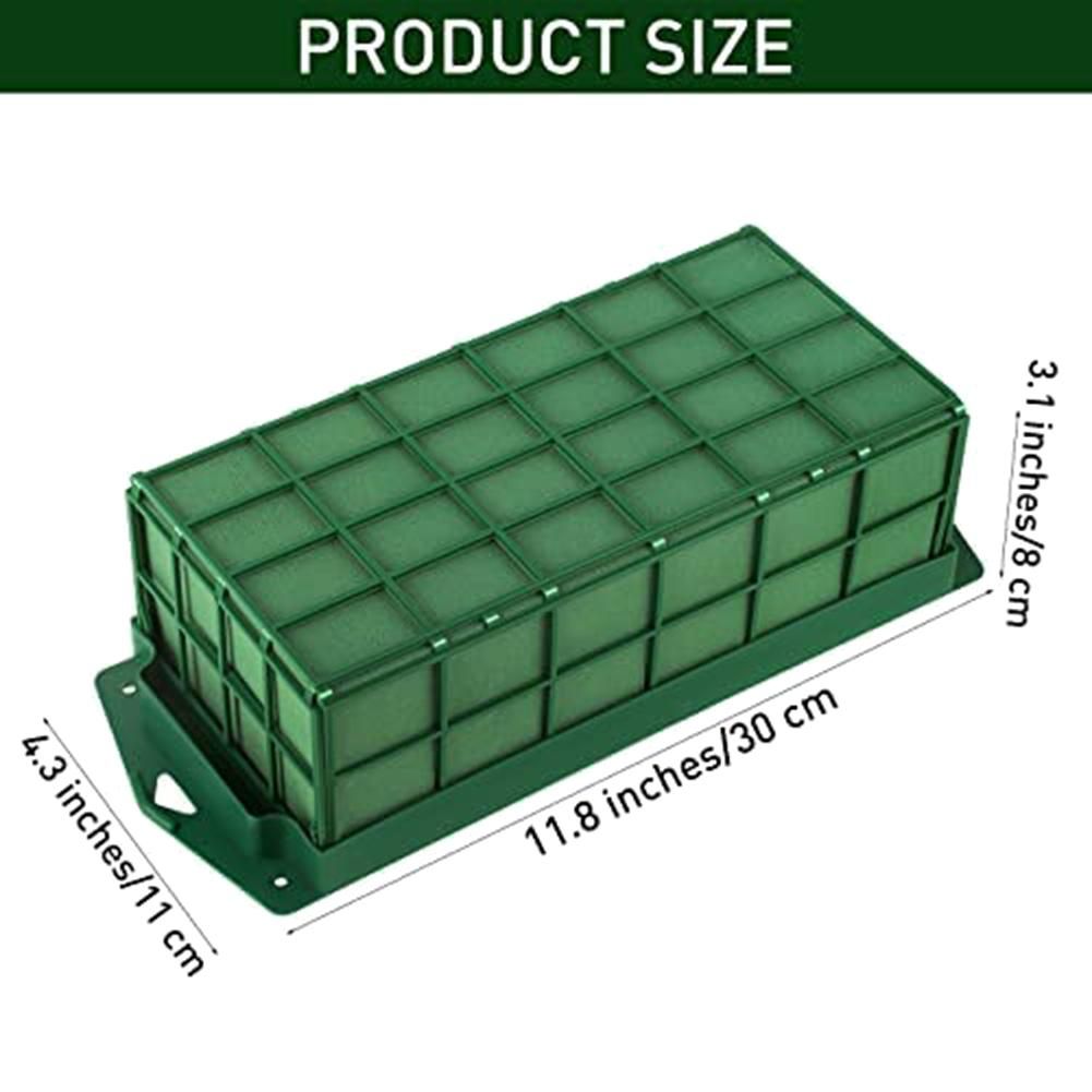 3-Pack Floral Foam Cage Rectangular Planter Stand with Floral Foam