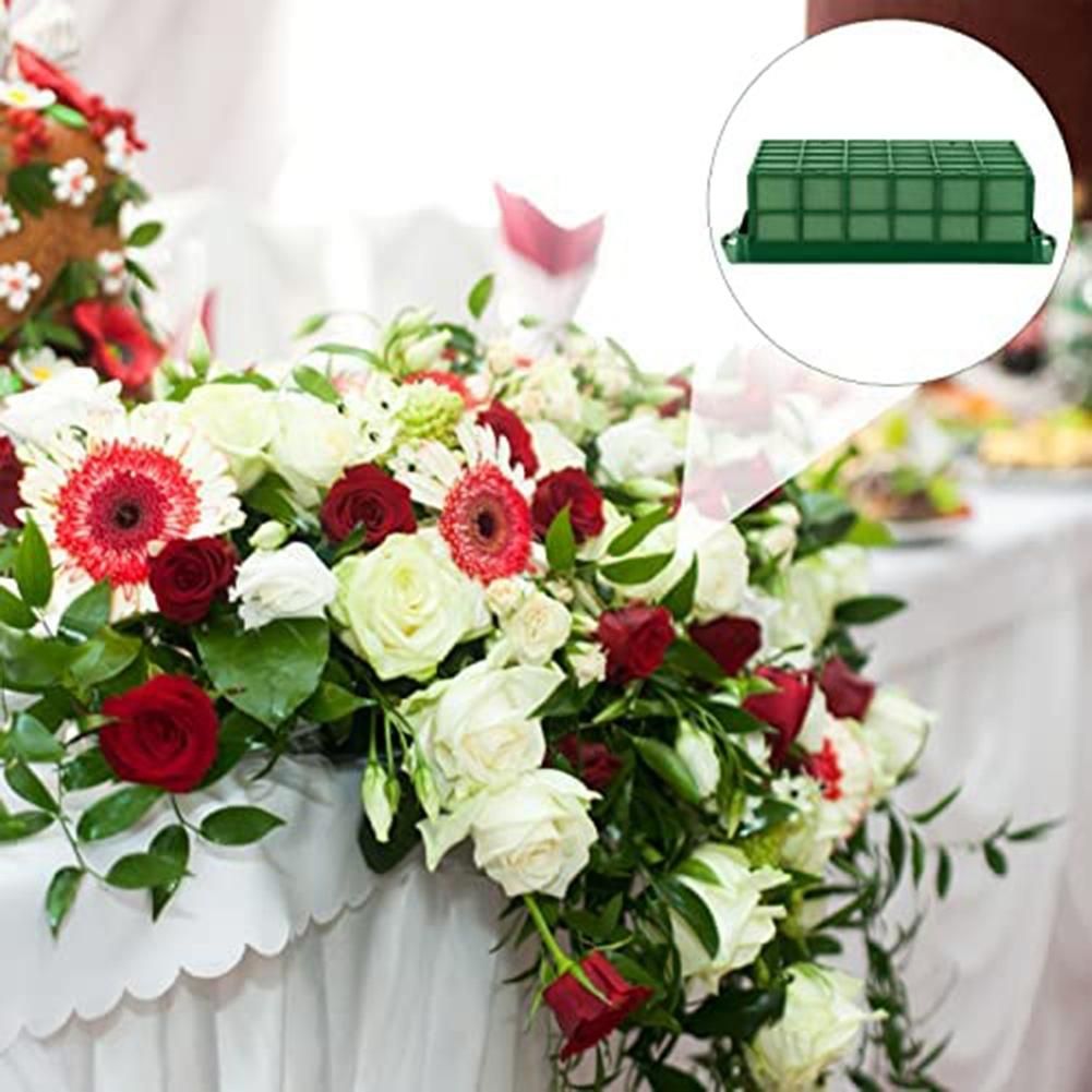 3-Pack Floral Foam Cage Rectangular Planter Stand with Floral Foam