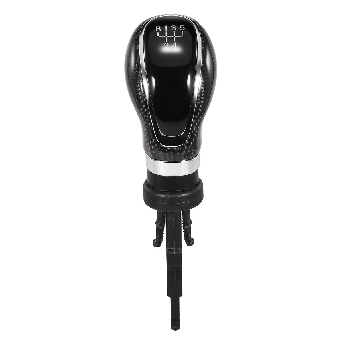 Gear Shift Knob Manual 5-Speed Carbon Fiber Replacement For