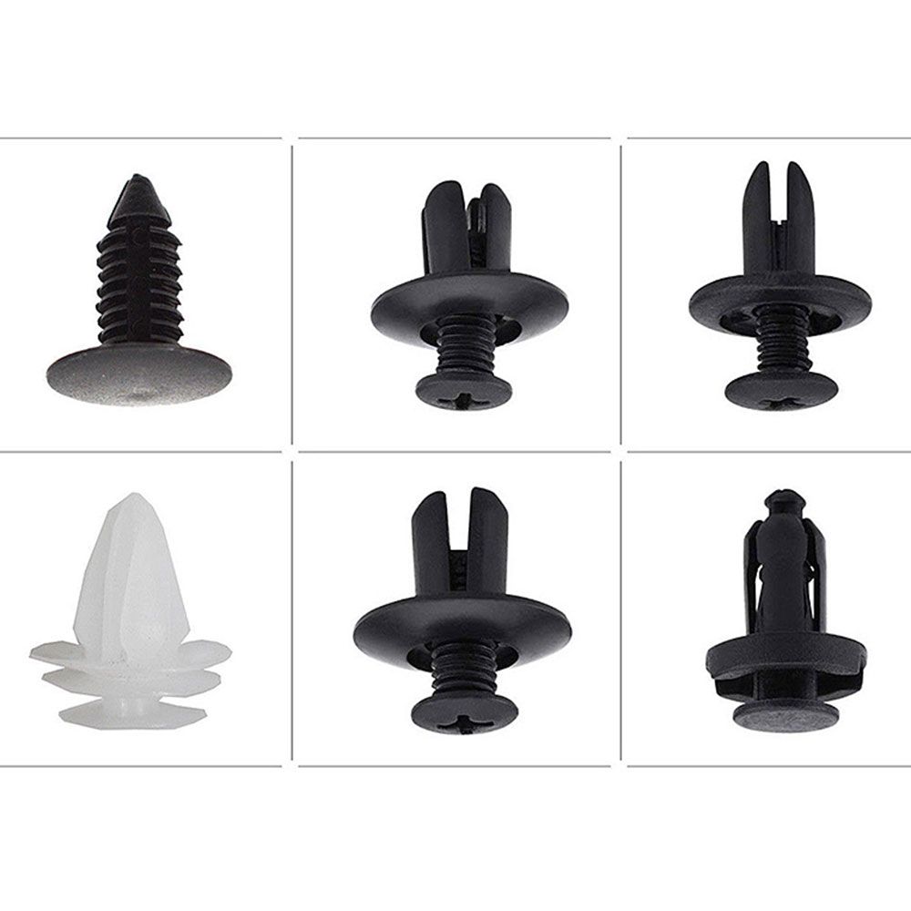 100pcs Fastener Clip 6 Sizes Mixed Car Body Push R