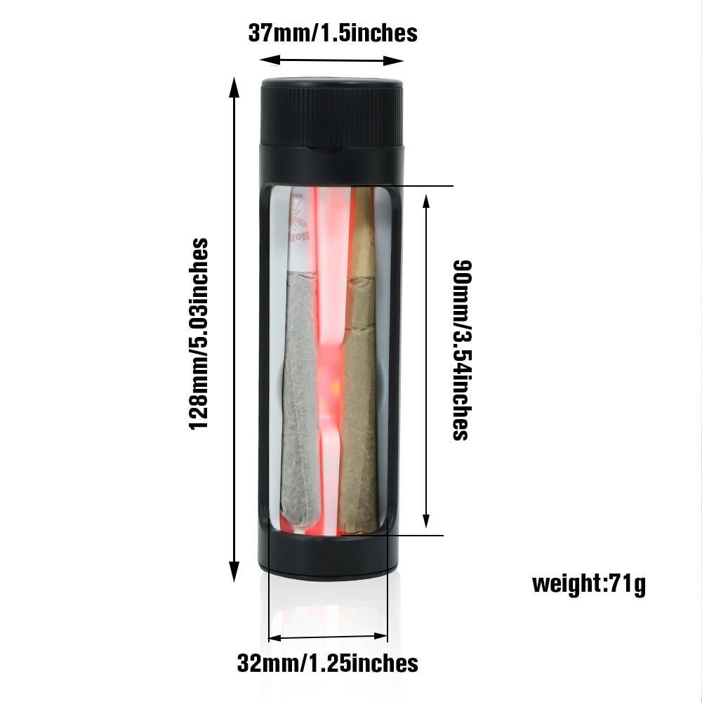 LED Tobacco Case Rotatable Tobacco Case With light