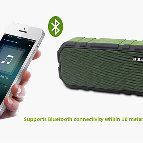 Outdoor Waterproof Wireless Bluetooth Speakers Audio Support Tfcard Portable Handsfree Call Subwoofer Speaker For Phone Radio HT-S