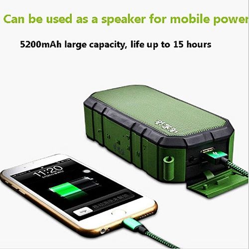 Outdoor Waterproof Wireless Bluetooth Speakers Audio Support Tfcard Portable Handsfree Call Subwoofer Speaker For Phone Radio HT-S