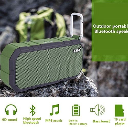 Outdoor Waterproof Wireless Bluetooth Speakers Audio Support Tfcard Portable Handsfree Call Subwoofer Speaker For Phone Radio HT-S