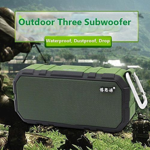 Outdoor Waterproof Wireless Bluetooth Speakers Audio Support Tfcard Portable Handsfree Call Subwoofer Speaker For Phone Radio HT-S