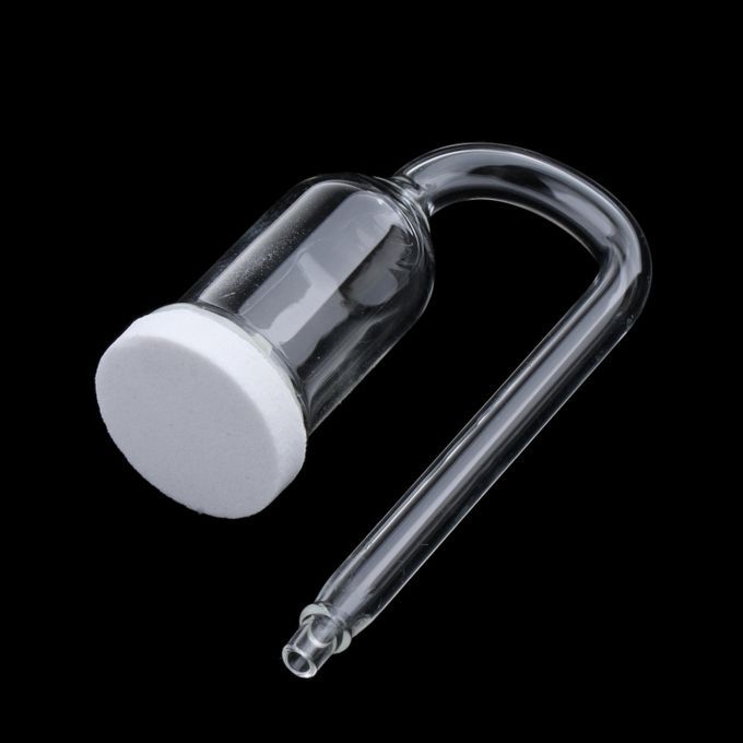 Aquarium CO2 Diffuser Glass U-Tubes Fish Tank Suction Cup Regulator