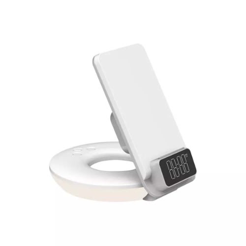 Wiwu M11 4 In 1 Wireless Charger With Time Clock