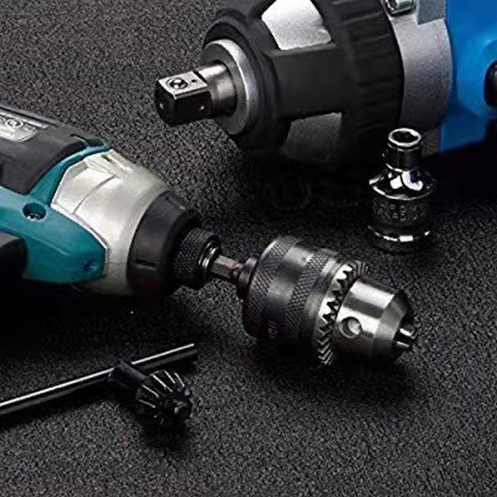 Electric Drill Chuck Adapter Converter 3/8" Drill Chuck With