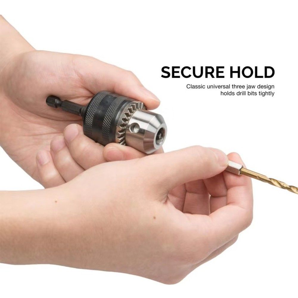 Electric Drill Chuck Adapter Converter 3/8" Drill Chuck With