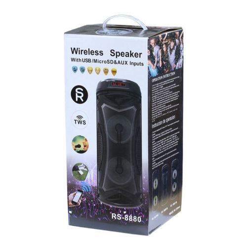 Rs8880 Party Mix Bluetooth Speaker Mic Support
