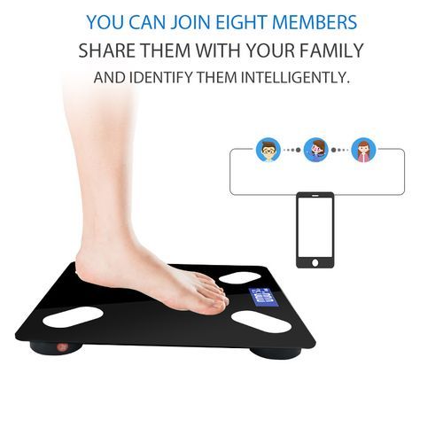 Digital Body Fat Scale Smart Digital Bathroom Weighing Scale