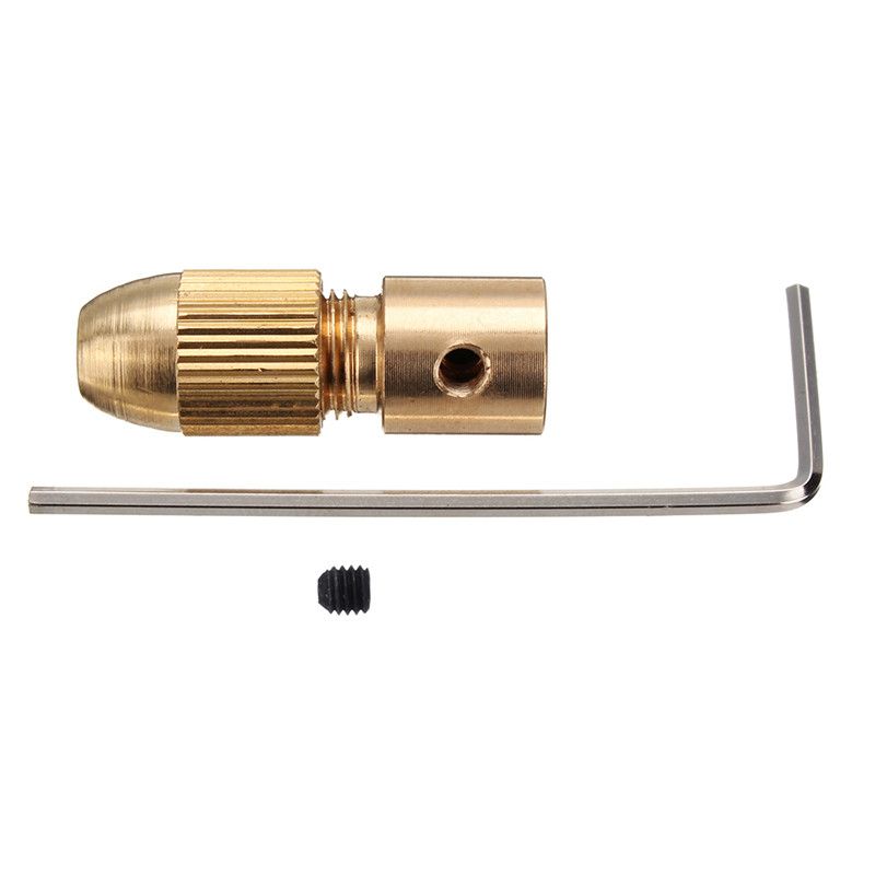 8pcs 0.5-3mm Copper Small Electric Drill Bit Drill Chucks