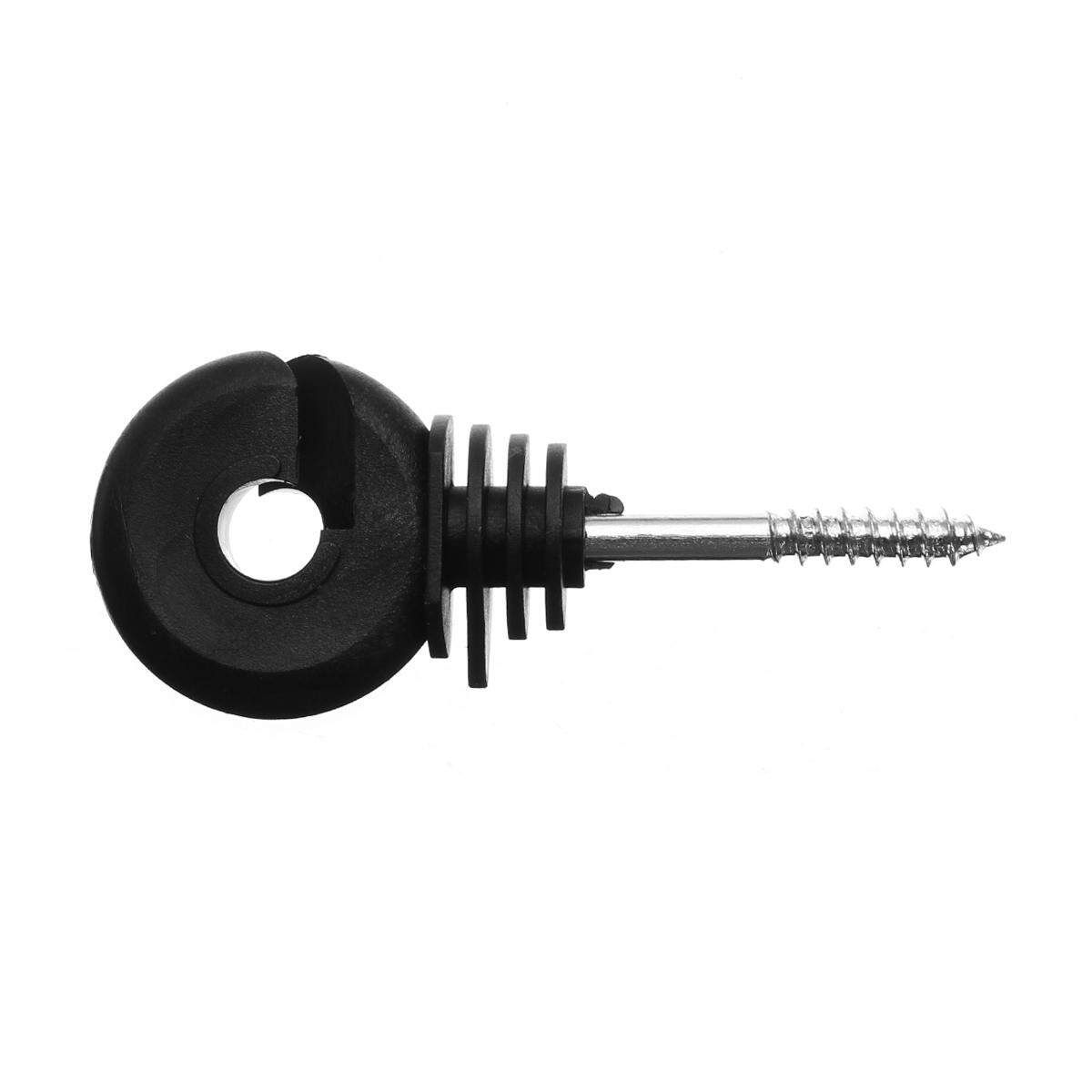 50pcs Screw In Insulator Electric Fence Wire Tape Wood Post IP68 －40℃ To 104℃
