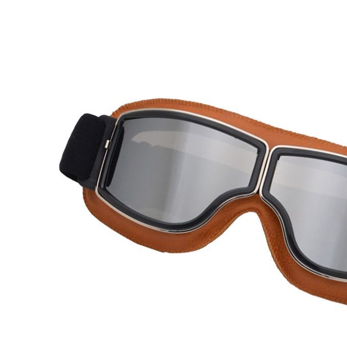 Unisex Outdoor Sports Ski Glasses Motorcycle Anti Fog UV Yellow Frame