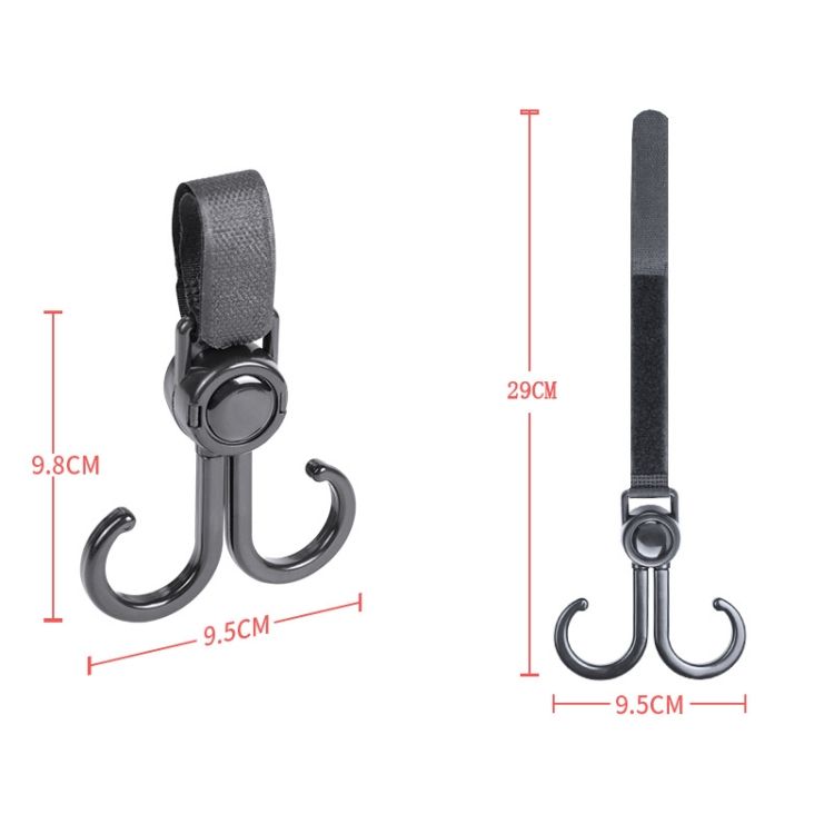 Multifunctional Wheelchair Baby Stroller Double Hooks 2 PCS/Set