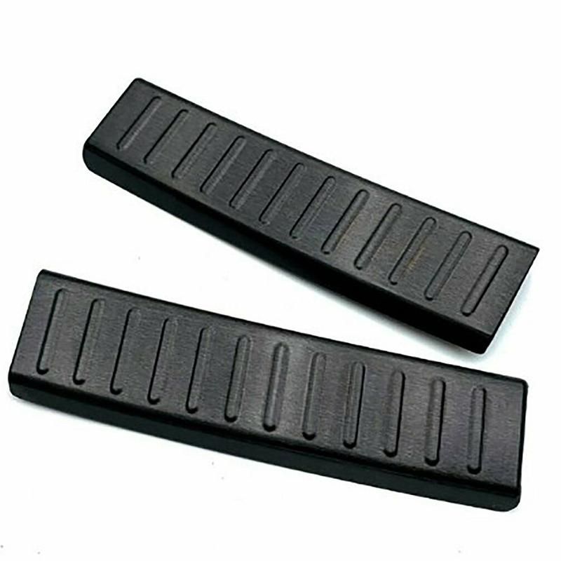 2Pc Car Rear Bumper Protector Anti-Scuff Plate Guards for
