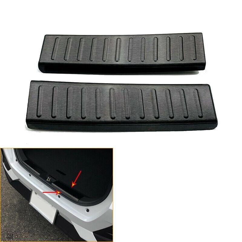 2Pc Car Rear Bumper Protector Anti-Scuff Plate Guards for