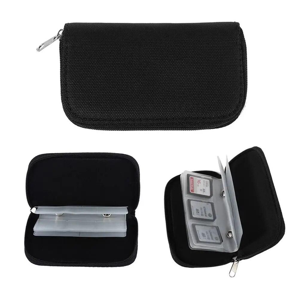 Micro Bags Fashion Wallet Box Memory Card Storage Case Carrying Pouch For CF/SD/SDHC/MS/DS