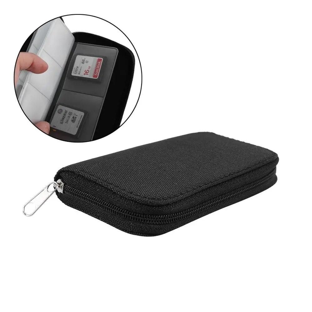 Micro Bags Fashion Wallet Box Memory Card Storage Case Carrying Pouch For CF/SD/SDHC/MS/DS