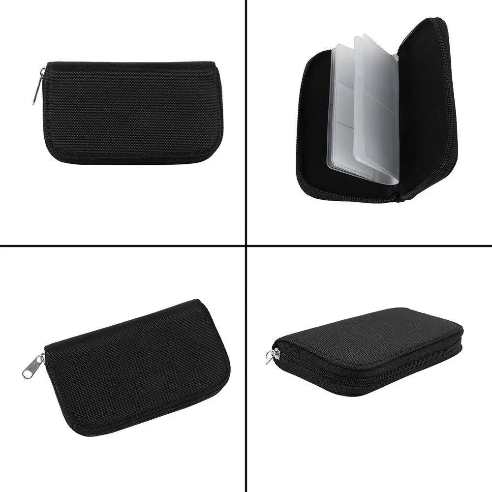 Micro Bags Fashion Wallet Box Memory Card Storage Case Carrying Pouch For CF/SD/SDHC/MS/DS