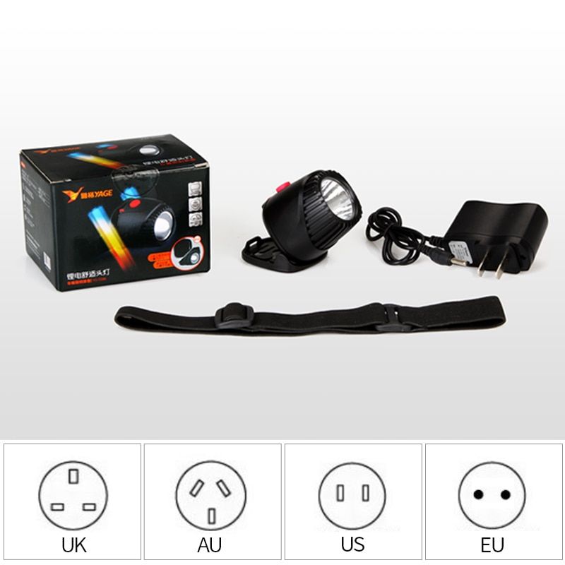 YAGE Headlamp Rechargeable Led Head Lamp Lights On Your Forehead LED Headlight Flashlight Lintern Mini Touch Fishing Lanterna FRASER