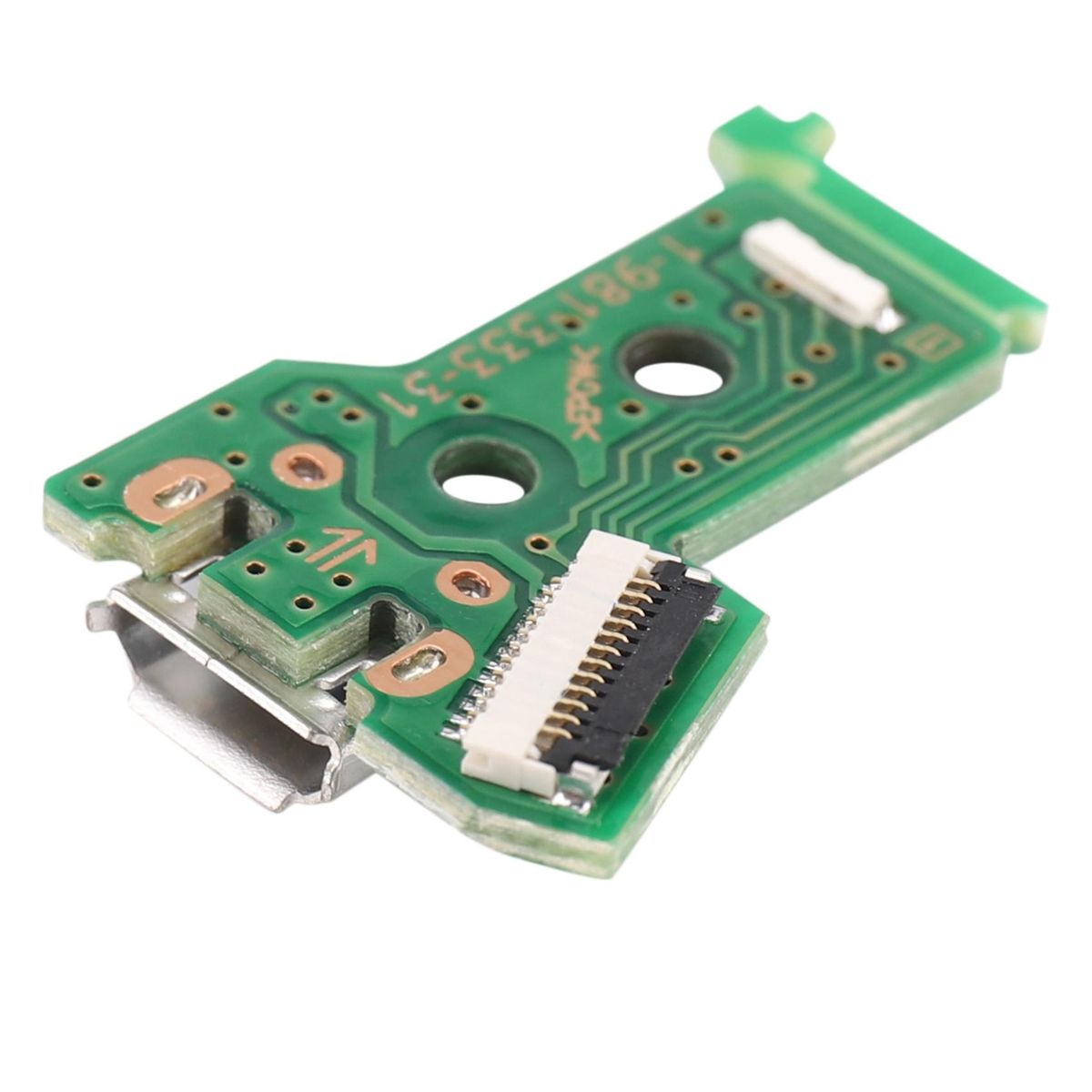 For PS4 Controller Micro-USB Charging Socket Circuit Board JDS-040 12-Pin Cable Port