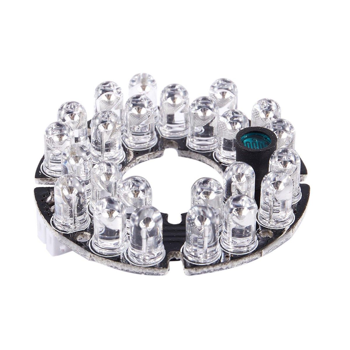 CCTV Camera 10Mil 90 Degree Red 5mm 24 LED Bulb IR Infrared Lamp Board
