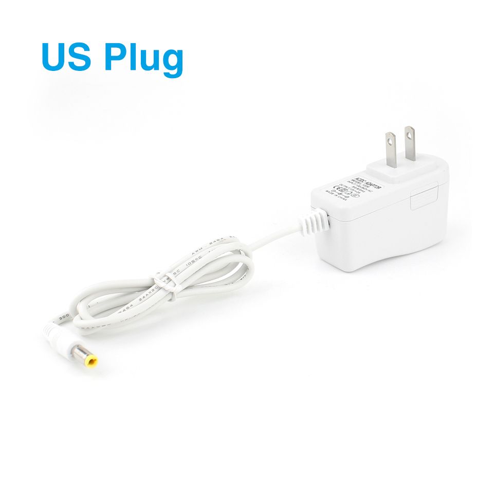 DC 12V US EU Power Supply Adapter 110V 220V LED Lighting 2A