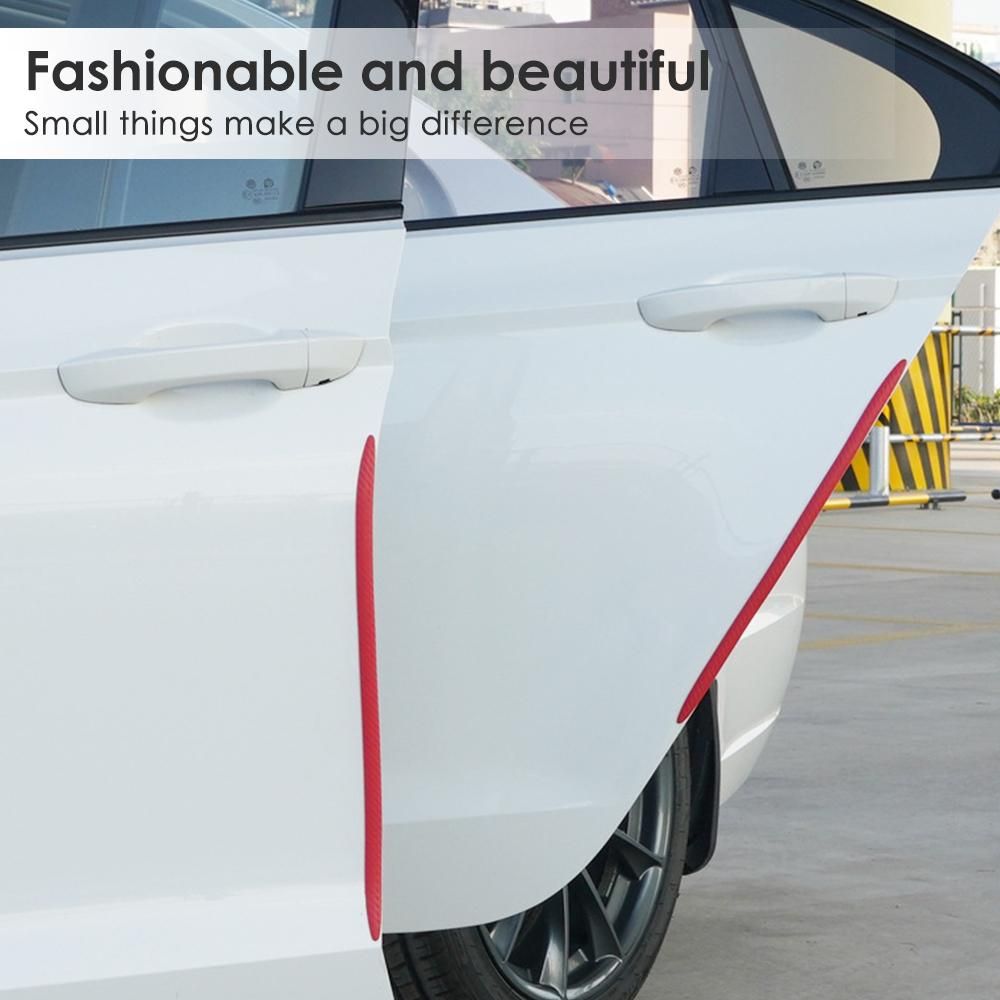 2Pcs/4pcs Universal Car Door Bumper Protector Guard Anti-Scratch Strips Sticker Anti-collision Body Protect Auto Exterior parts